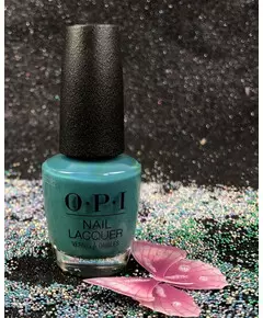 OPI TEAL ME MORE, TEAL ME MORE NLG45 NAIL LACQUER GREASE SUMMER 2018 COLLECTION