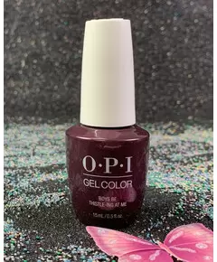 OPI GELCOLOR BOYS BE THISTLE-ING AT ME GCU17 SCOTLAND COLLECTION FALL 2019