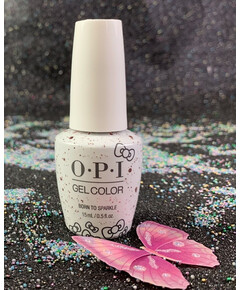 OPI BORN TO SPARKLE WAY GELCOLOR HPL13 HELLO KITTY 2019 HOLIDAY COLLECTION