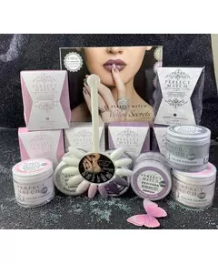 PERFECT MATCH VEILED SECRETS COLLECTION INCLUDES 6 DIPPING & 6 SET PERFECT MATCH GEL COLORS