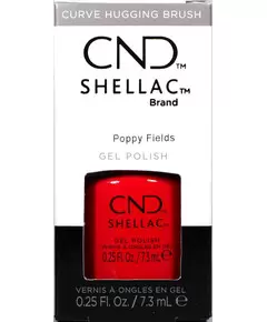 CND SHELLAC POPPY FIELDS - UV GEL NAIL POLISH
