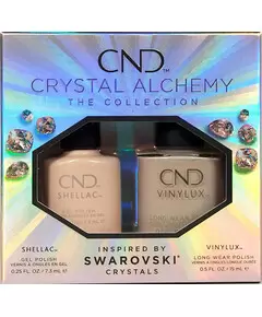CND SHELLAC & CND VINYLUX CRYSTAL ALCHEMY COLLECTION DUO - LOVELY QUARTZ