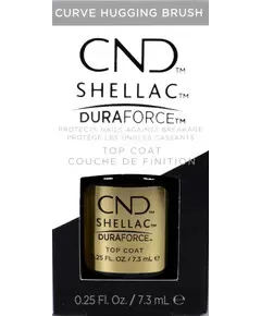 CND SHELLAC DURAFORCE TOP COAT 0.25 OZ - 7.3 ML