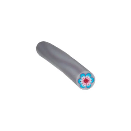 FIMO ART STICK - BLUE & RED FLOWER