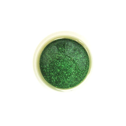 LAQUEE RETTE - UV NAIL GEL - GLITTER GREEN .5OZ (14G)