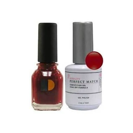 LECHAT PERFECT MATCH GEL POLISH & NAIL LACQUER BLOOD ORANGE 2-.5OZ/15ML - PMS10