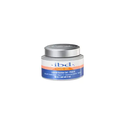 IBD LED/UV HARD GEL BUILDER PINK III 2OZ-56G
