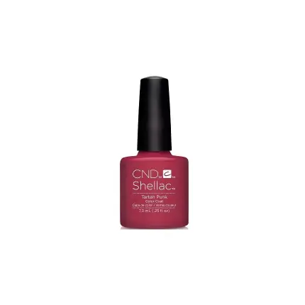 CND SHELLAC UV COLOR COAT - GEL NAIL POLISH - TARTAN PUNK
