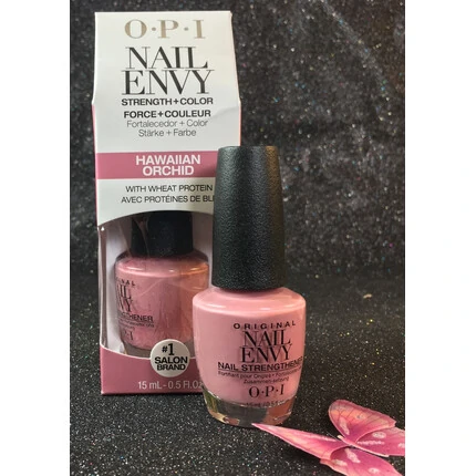 OPI NAIL ENVY HAWAIIAN ORCHID WHEAT PROTEIN & CALCIUM NT220 STRENGTH + COLOR