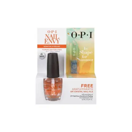 OPI NAIL ENVY SENSITIVE & PEELING WITH CRYSTAL NAIL FILE