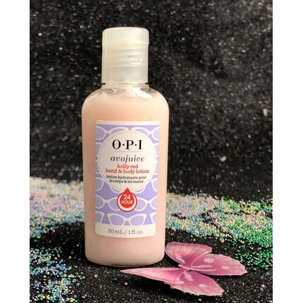 OPI AVOJUICE HOLLY RED HAND & BODY LOTION - NEW LOOK 30ML-1OZ