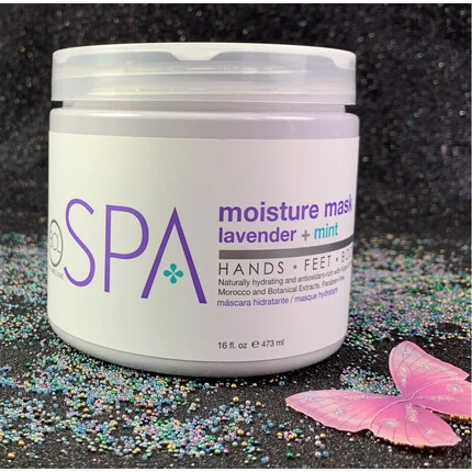 BCL SPA ORGANIC MOISTURE MASK LAVENDER + MINT 16 FL. OZ 473 ML