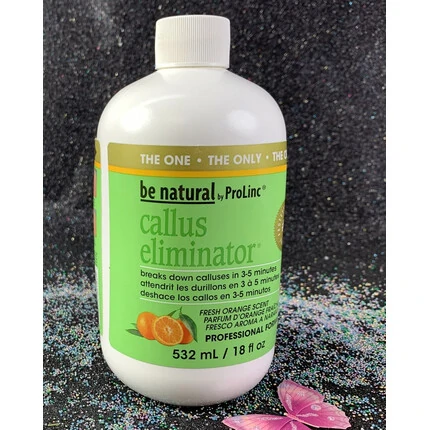 BE NATURAL CALLUS ELIMINATOR FRESH ORANGE SCENT 532 ML - 18 FL.OZ
