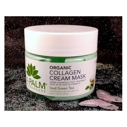 LA PALM SPA PRODUCTS - ORGANIC COLLAGEN CREAM MASK - ICED GREEN TEA 12OZ-340G