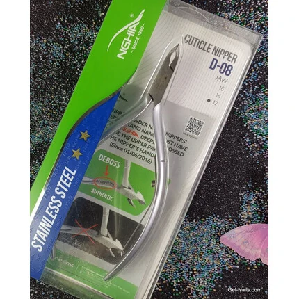 NGHIA PROFESSIONAL DELUXE CUTICLE NIPPER D-08 JAW 12