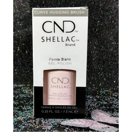 CND SHELLAC - POINTE BLANC UV COLOR COAT GEL NAIL POLISH
