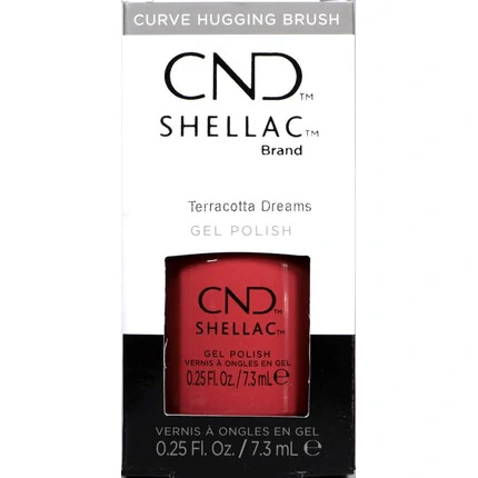 CND SHELLAC TERRACOTTA DREAMS - UV GEL NAIL POLISH