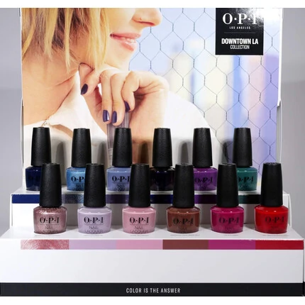OPI DOWNTOWN LA NAIL LACQUER 12 PCS WITH DISPLAY