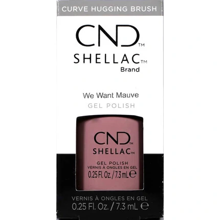 CND SHELLAC WE WANT MAUVE GEL POLISH