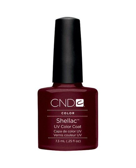 CND SHELLAC DARK LAVA UV COLOR COAT GEL NAIL POLISH