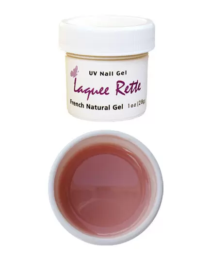 LAQUEE RETTE - UV NAIL GEL - FRENCH NATURAL 1OZ (28G)