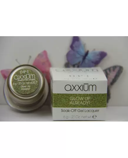 AXXIUM OPI SOAK-OFF GEL LACQUER GLOW UP ALREADY 6G - 0.21 OZ