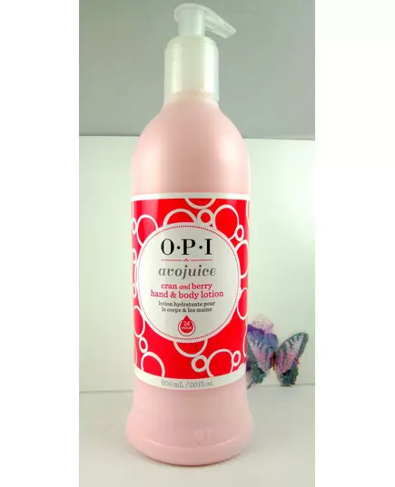 OPI AVOJUICE CRAN AND BERRY HAND & BODY LOTION 600ML - 20 OZ -NEW LOOK