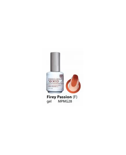 LECHAT FIREY PASSION FROST PERFECT MATCH MOOD COLOR CHANGING GEL POLISH MPMG28