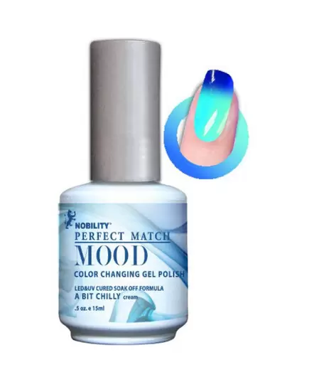 LECHAT GLISTENING WATERFALL FROST PERFECT MATCH MOOD COLOR CHANGING GEL POLISH MPMG14