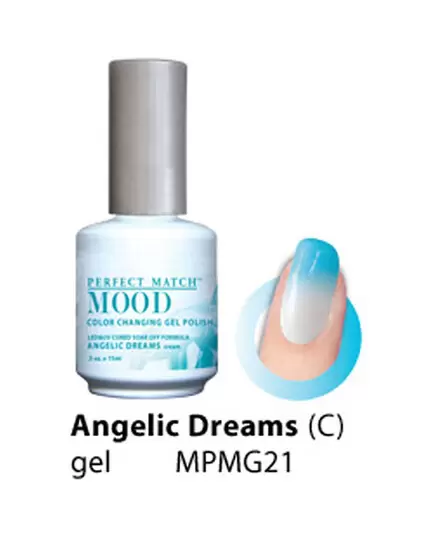 LECHAT ANGELIC DREAMS CREAM PERFECT MATCH MOOD COLOR CHANGING GEL POLISH MPMG21