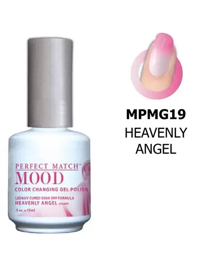 LECHAT HEAVENLY ANGEL PERFECT MATCH MOOD COLOR CHANGING GEL POLISH MPMG19