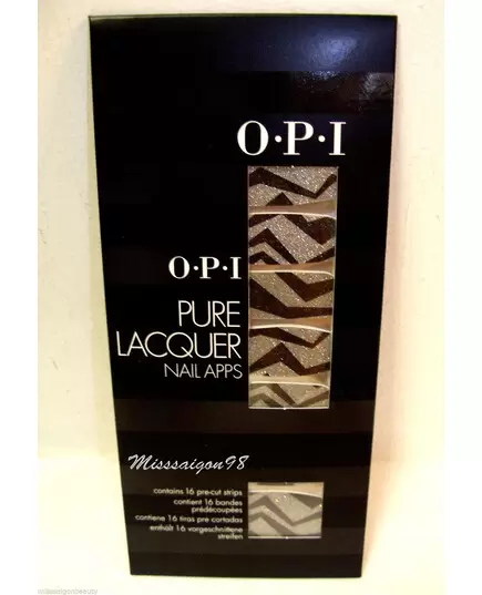 OPI PURE LACQUER NAIL APPS - NICE TUX