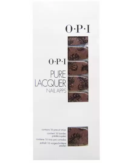 OPI PURE LACQUER NAIL APPS - PINK & BLACK LACE