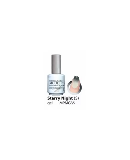 LECHAT STARRY NIGHT SHIMMER PERFECT MATCH MOOD COLOR CHANGING GEL POLISH MPMG35