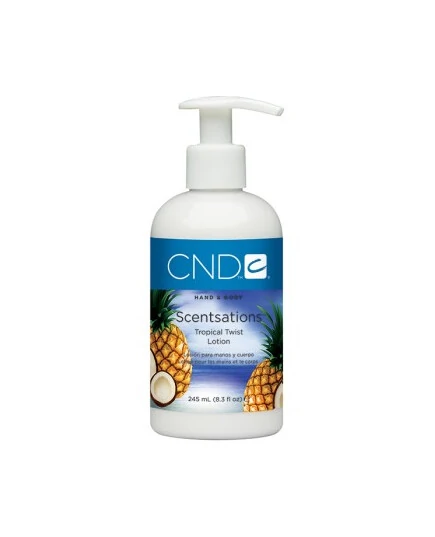 TROPICAL TWIST HAND & BODY LOTION BY CND SCENTSATIONS 245 ML ( 8.3 FL OZ )