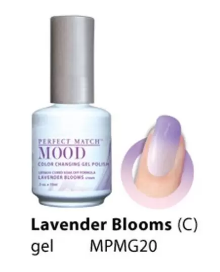 LECHAT LAVENDER BLOOMS PERFECT MATCH MOOD COLOR CHANGING GEL POLISH MPMG20