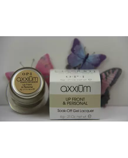 AXXIUM OPI SOAK-OFF GEL LACQUER UP FRONT & PERSONAL 6G - 0.21OZ