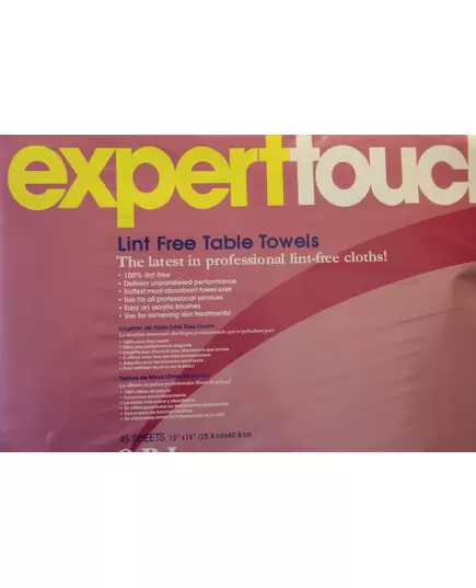OPI EXPERT TOUCH LINT FREE TABLE TOWEL PACK OF 45