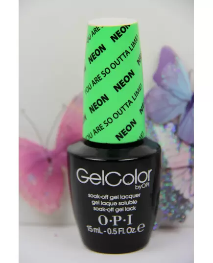 GEL COLOR BY OPI YOU ARE SO OUTTA LIME!