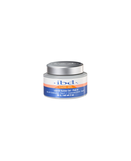 IBD LED/UV HARD GEL BUILDER PINK III 2OZ-56G