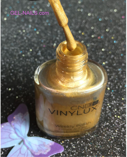 CND VINYLUX BRASS BUTTON #229 WEEKLY POLISH