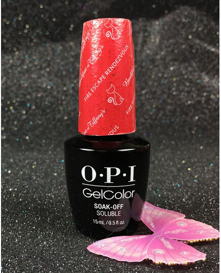 GEL COLOR BY OPI FIRE ESCAPE RENDEZVOUS HP H09 HOLIDAY BREAKFAST AT TIFFANY’S COLLECTION