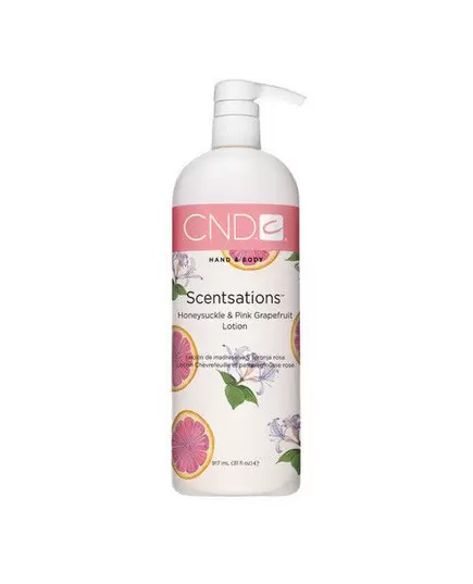 CND SCENTSATIONS HONEYSUCKLE AND PINK GRAPEFRUIT HAND & BODY LOTION 917 ML 31 FL OZ