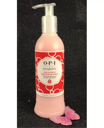 OPI AVOJUICE CRAN AND BERRY HAND AND BODY LOTION 250ML - 8.5 OZ - NEW LOOK