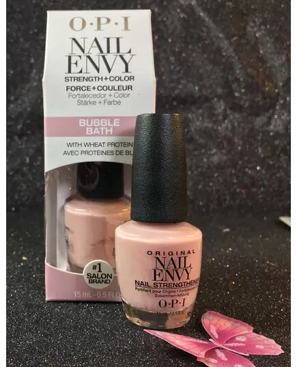 OPI NAIL ENVY BUBBLE BATH WHEAT PROTEIN & CALCIUM NT222 STRENGTH + COLOR