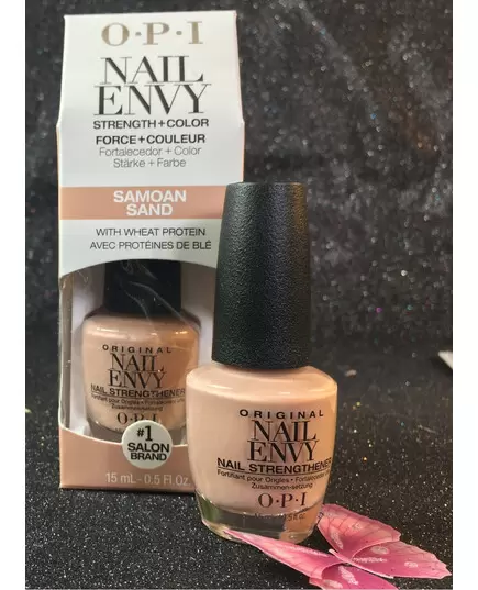 OPI NAIL ENVY SAMOAN SEND WHEAT PROTEIN & CALCIUM NT221 STRENGTH + COLOR