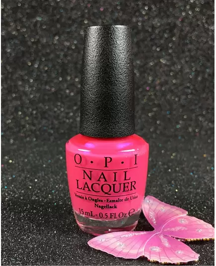 OPI NAIL LACQUER HOTTER THAN YOU PINK NLN36 BRIGHTS COLLECTION