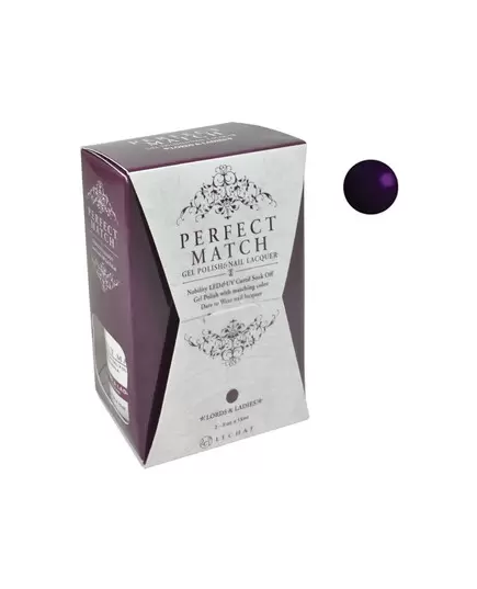 LECHAT PERFECT MATCH GEL POLISH & NAIL LACQUER- LORDS & LADIES- .5OZ 15ML