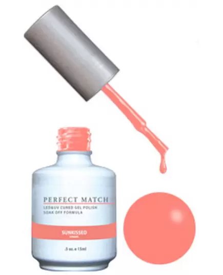 LECHAT PERFECT MATCH GEL POLISH & NAIL LACQUER - SUNKISSED .5OZ -15ML - PMS152
