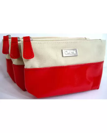 NICE MAKEUP BAG WHITE & RED BY OPI